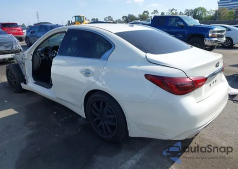 2018 Infiniti Q50 3.0T Luxe z USA, uszkodzony, nr VIN JN1EV7AP7JM353926